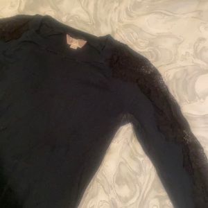 Ann Taylor Loft sweater with lace detail size XS